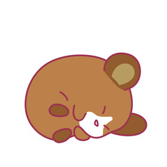 Cute Adorable Hamster Cartoon Illustration