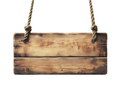 Rustic wooden sign neutral branding isolated on transparent background png