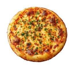 Warm cheese pizza a kitchen delight isolated on transparent background png