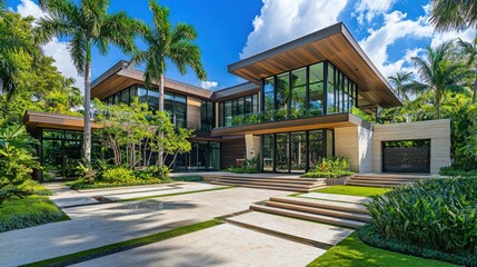 Sunlit Geometric Luxury Villa