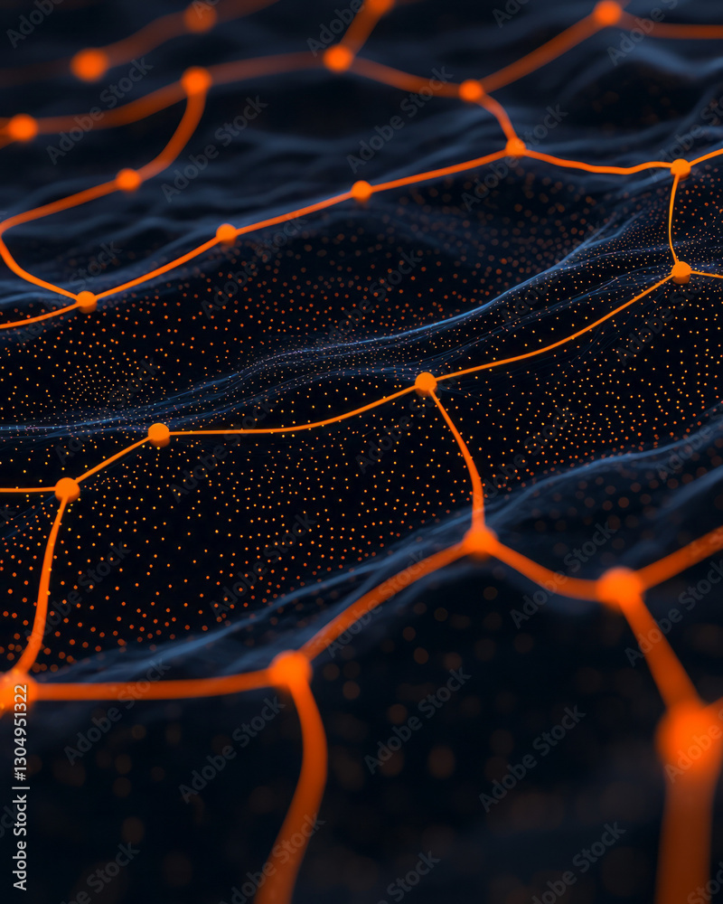 Poster a vibrant network of dynamic circuits seamlessly merging into a scalable synergy matrix, where each