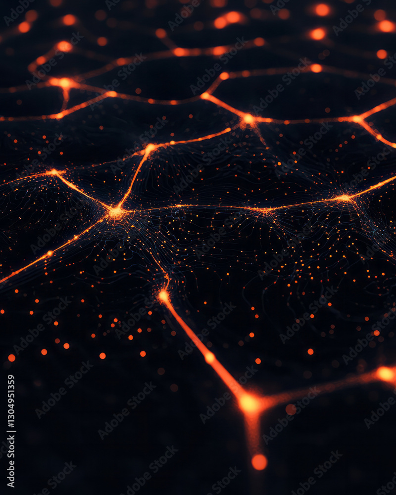 Poster a vibrant network of dynamic circuits seamlessly merging into a scalable synergy matrix, where each