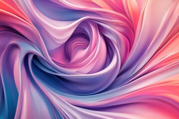 Obraz premium Colorful fabric twisting in vibrant patterns creates a mesmerizing abstract design