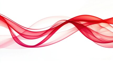 Red Smoke, Isolated on White