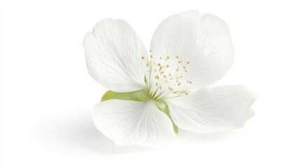 White Flower, Isolated on White