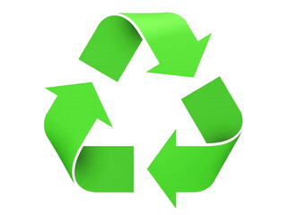 Obraz premium Ecology Logo Green leafy design with spiral shape. Leaves are green and design is circular. Symbol of nature protection. Recyclable.