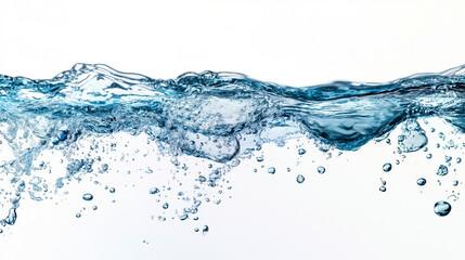 波打つ水飛沫のイラスト