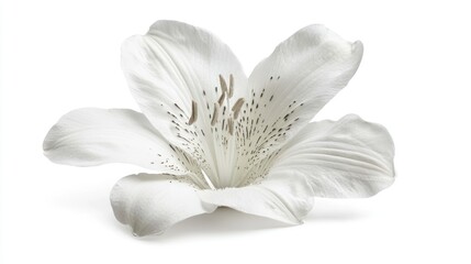 Obraz premium White Flower, Isolated on White