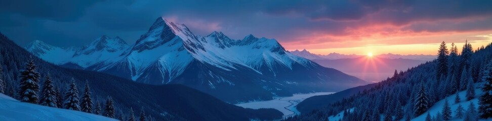 Obraz premium Zakopane's Tatra Mountains under silvery moonbeams, mountain, tatra
