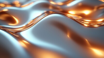 Abstract Liquid Metal Flow, Smooth Surface