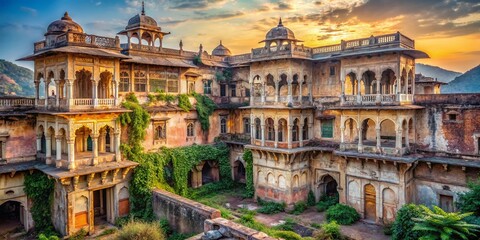Abandoned Palace Jaipur Rajasthan India - Urban Exploration Photography