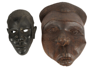 Bakongo Painted Villi Mask Congo