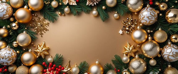 elegant gold theme Christmas season abstract background concept backdrop illustration cartoon