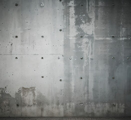 Obraz premium Grunge metal wall texture background, suitable for Halloween theme background, old cracks in cement, dusty old film effect texture, horror concrete imitation facade wall, generative AI 