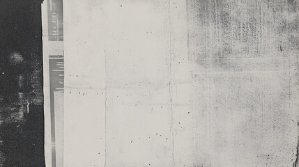 blank paper poster with old vintage look, old print paper texture for retro designs with grain and folds, unfolded paper sheet