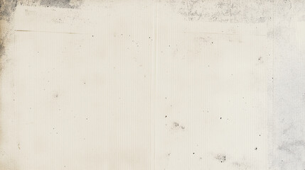 blank paper poster with old vintage look, old print paper texture for retro designs with grain and folds, unfolded paper sheet