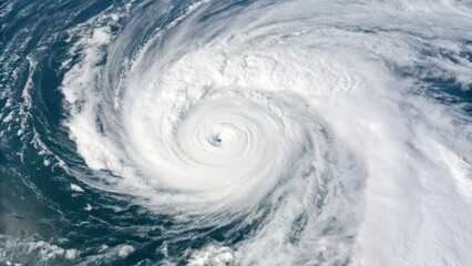 Tropical Cyclone Aerial View