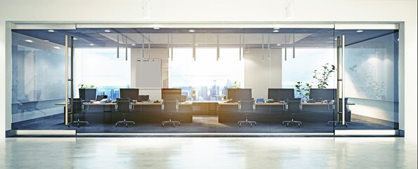 modern office interior,