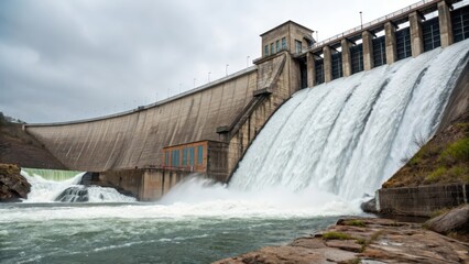 Dam, Water, Spillway, Hydroelectric Power