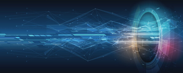 Abstract high technology and science background