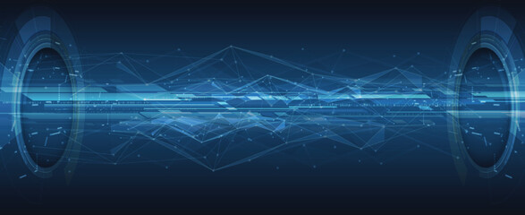 Abstract high technology and science background