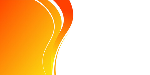minimal orange gradient background with wave texture, concept of modern landing page, banner, certificate, brochure, presentation, social media.
