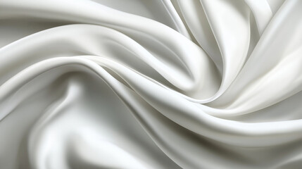 Obraz premium Elegant Luxury White Fabric Texture Background for Design Projects