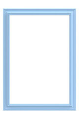 Obraz premium Picture frame. Portrait frame. 3D illustration.
