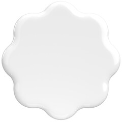 Price tag. Text box. 3D illustration.