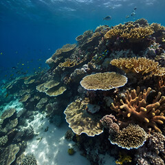 coral reef in the red sea