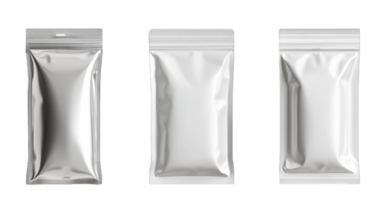 Plain packaging for food items, sleek and minimal design, perfect for branding and product display, clean background for text. Isolated on white background or PNG