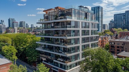Modern Geometric Luxury Loft with Sunlit Space