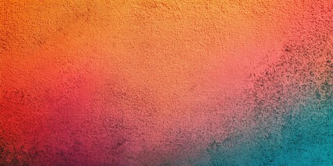 Gradient texture background fading from orange to teal, showing a colorful rough surface