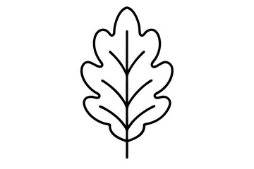 "Minimal Oak Leaf Line Art for Eco-Friendly and Nature-Inspired Branding"

