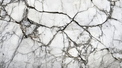 Cracked White Marble Background for Design Projects