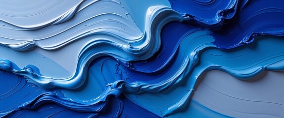 elegant blue theme paint brush strokes abstract background concept backdrop illustration cartoon