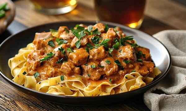 classic beef stroganoff dinner orbit left video