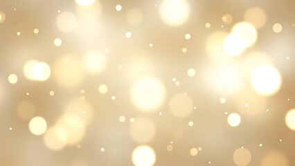 Golden Bokeh Lights Background: Abstract Sparkle, Shimmer, and Glow