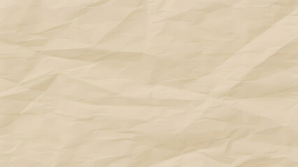 Obraz premium Crumpled Beige Paper Texture with Visible Creases and Blemishes