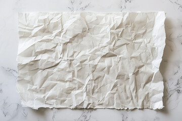 A photo of a large piece of blank tracing old paper on a white background.