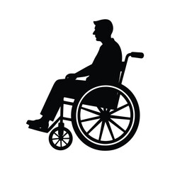man in wheelchair