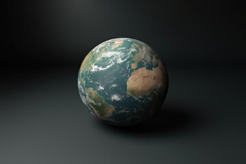 Fototapeta premium Earth's core rotation effects on surface dynamics from a global perspective