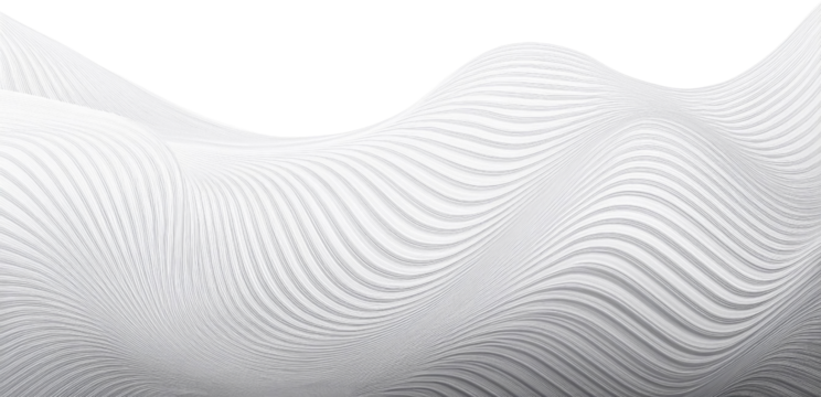 Abstract White Wave Background Elegant Swirling Lines and Curves Modern Design Texture