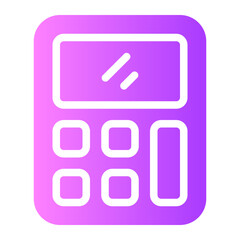 calculator gradient icon