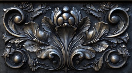 Golden thread flower design showcases complex organic patterns and biomechanical elements, blending futuristic and gothic aesthetics to present intricate dark compositions.