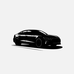 Fototapeta premium car icon with car logo