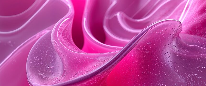 elegant pink theme neon glowing curves abstract background concept backdrop illustration cartoon