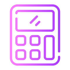 calculator gradient icon