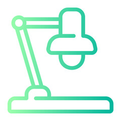 table lamp gradient icon