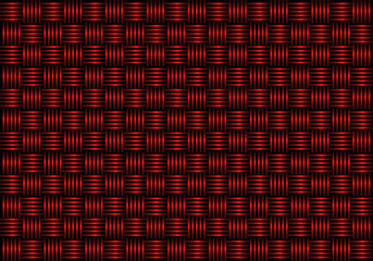 Seamless High-Tech Carbon Fiber Pattern with Red Glow